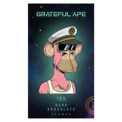 Herůfek Grateful APE/ Čokoláda tmavá 70% single origin UGANDA BIO, 50g
