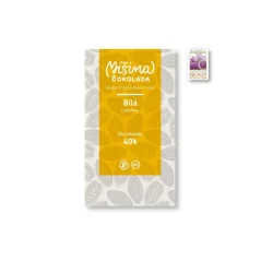 Míšina čokoláda Bílá čokoláda 40% s vanilkou, 50g