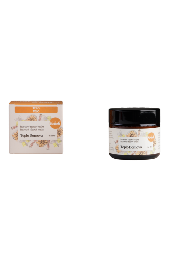Kvítok Šlehaný tělový krém Teplo domova, 60ml