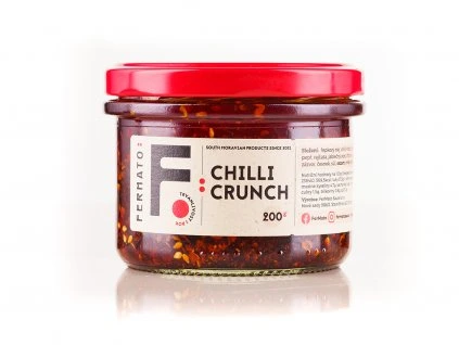 FerMato Sečuánský chilli olej - Crunch Crunch Normal, 200g
