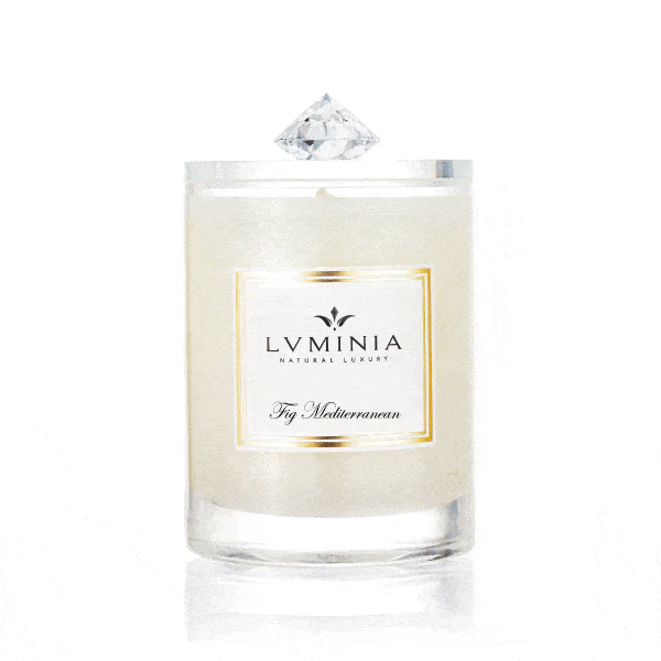 Luminia Přírodní vonná svíčka Fig Mediterranean, 90g