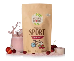 NaturalProtein Protein Sport - Červené ovoce, 350g