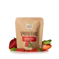 NaturalProtein Smoothie - Jahoda a Máta, 20g