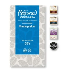Míšina čokoláda Mléčná 50% Madagaskar, 50g