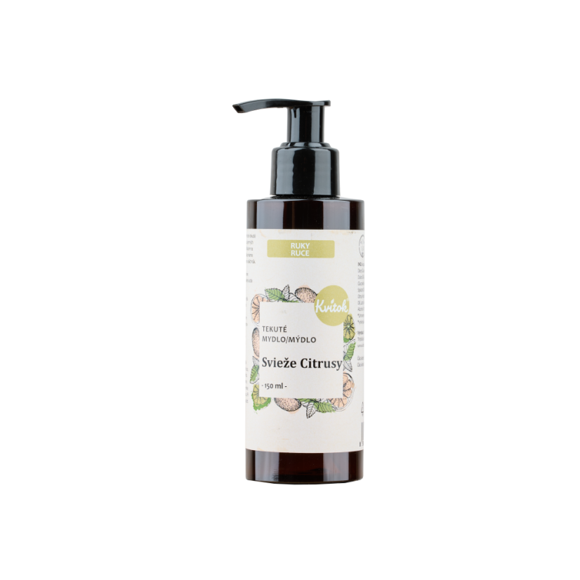 Kvítok Tekuté mýdlo Svěží citrusy, 150ml