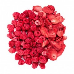 Nutty Mix lyofilizovaného ovoce (jahody a maliny), 100g