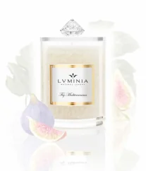 Luminia Přírodní vonná svíčka Fig Mediterranean, 90g