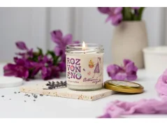 Rozvoněno Potěšení mysli - přírodní svíčka s BIO citronelou a levandulí, 130ml