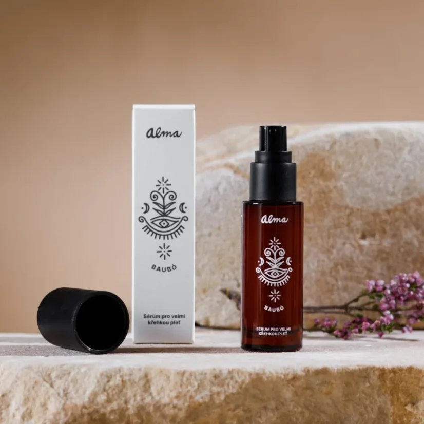 Alma BAUBÓ - Pleťové sérum pro velmi křehkou pleť s Ectoinem, kadidlovníkem a ovsem, 30ml