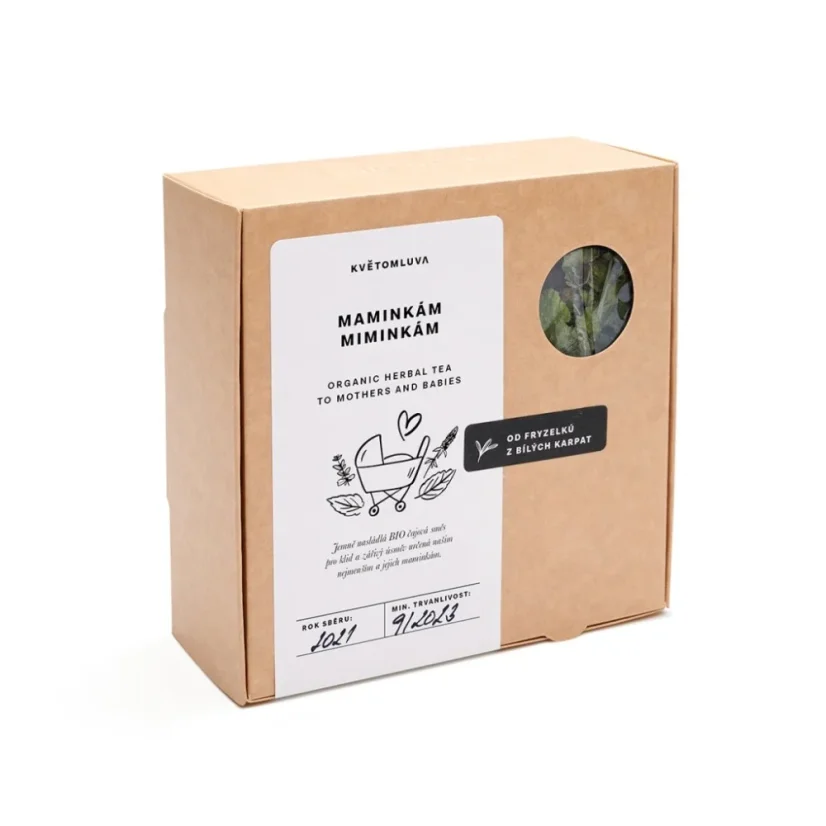 Květomluva BIO Bylinný čaj - Maminkám Miminkám, 50g