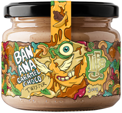LifeLike Banana caramel choco Twister, 300g