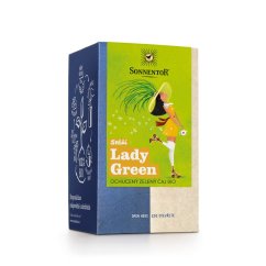 Sonnentor Svěží Lady Green Ochucený zelený čaj bio, porcovaný čaj, 21,6g