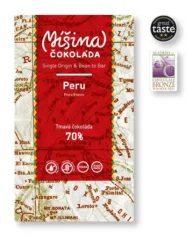 Míšina Tmavá čokoláda 70% Peru, 50g