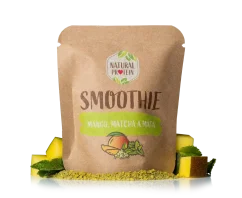 NaturalProtein Smoothie - Mango, matcha, máta, 20g