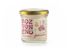 Rozvoněno Jedinečná - přírodní svíčka s BIO geránií a palmovou růží, 130ml