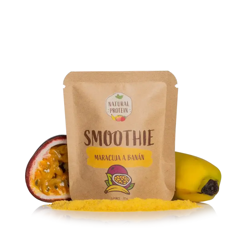 NaturalProtein Smoothie - Maracuja a Banán, 20g
