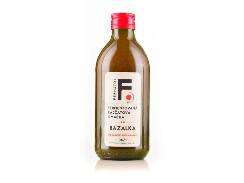 FerMato Fermentovaná rajčatová omáčka - Bazalka, 340ml