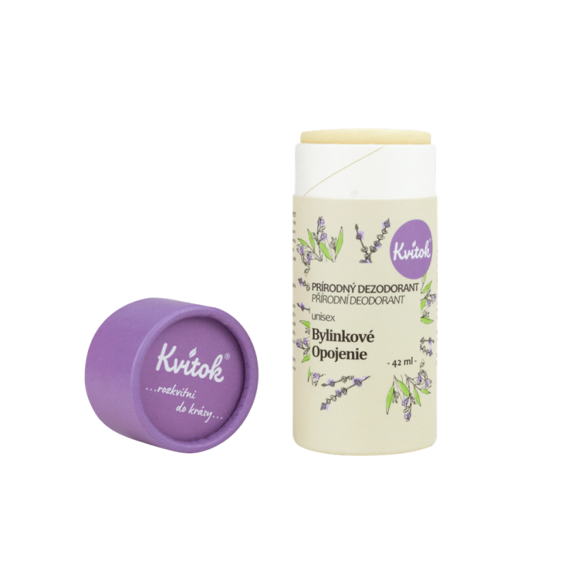 Kvítok Tuhý deodorant Bylinkové opojení, 42 ml