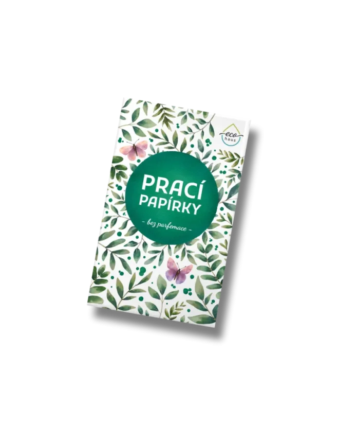 EcoHaus Prací papírky Bez parfemace, 5 praní