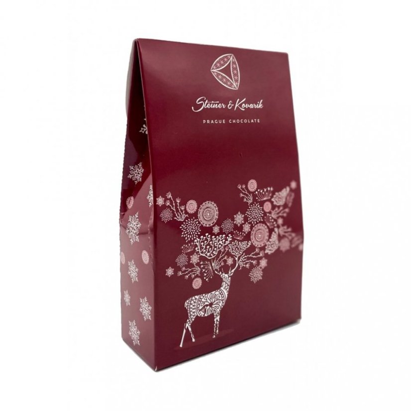 Steiner&Kovařík Vánoční mandle v mléčné čokoládě se skořicí, 100g