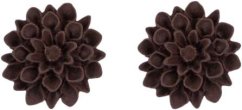 Flowerski Náušnice Hot chcolade, 1 pár