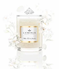 Luminia Přírodní vonná svíčka White Tea & Jasmine, 260g