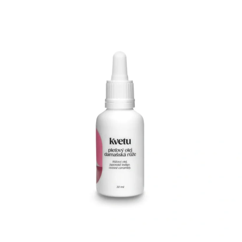 Kvetu Pleťový olej Damašská růže, 30ml