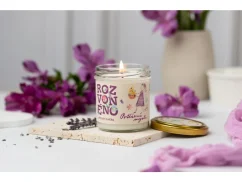 Rozvoněno Potěšení mysli - přírodní svíčka s BIO citronelou a levandulí, 130ml