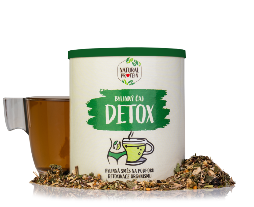 NaturalProtein Bylinný sypaný čaj - Detox, 100g