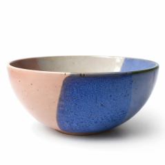 Keramická miska růžovo-modrá Andream Ceramics, 380ml