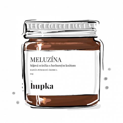 Herbs by Hupka Meluzína - svíčka ze sojového vosku, 90g