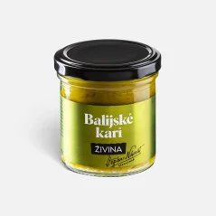 Živina Balijská kari pasta jemně pálivá pro kari s kokosovým mlékem, 140g