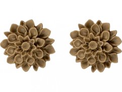 Flowerski Náušnice Nugat, 1 pár