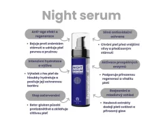 Renovality Night Serum REGENERACE houbový extrakt, 30ml
