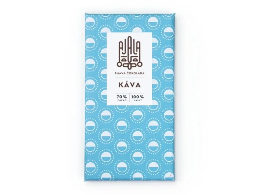 Ajala Káva 70% hořká čokoláda, 45g