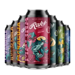 Raks Tasting Pack - Maracuja, Levandule, Malina, Cola, Kaktus, Ananas, Borůvka