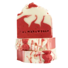 Almara Soap Strawberry & Cream - tuhé přírodní mýdlo
