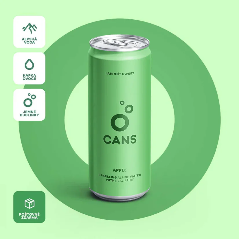 Cans Jablko & Bezinka, 330ml