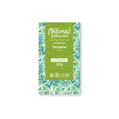 Míšina čokoláda Veganská mléčná čokoláda 51% Tanzanie, 50g