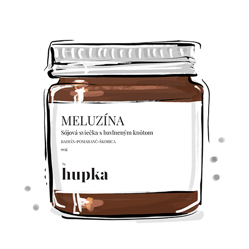 Herbs by Hupka Meluzína - svíčka ze sojového vosku, 90g