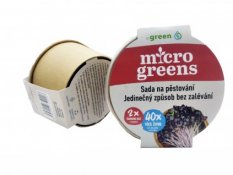 Bujónka InGreen Microgreens set 2+2 Zelí červené
