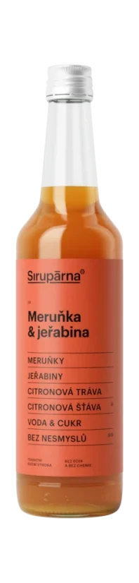Sirupárna Meruňka & jeřabina sirup, 500ml