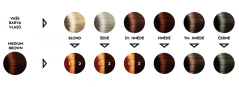 Voono Barva na vlasy - Medium Brown, 100g