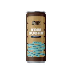 Loklok Kombucha Káva Plechovka, 330ml