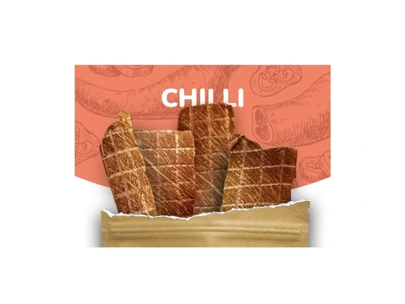 Porkies masové chipsy Chilli, 100g