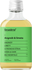 Sirupárna Angrešt & limeta sirup, 100ml