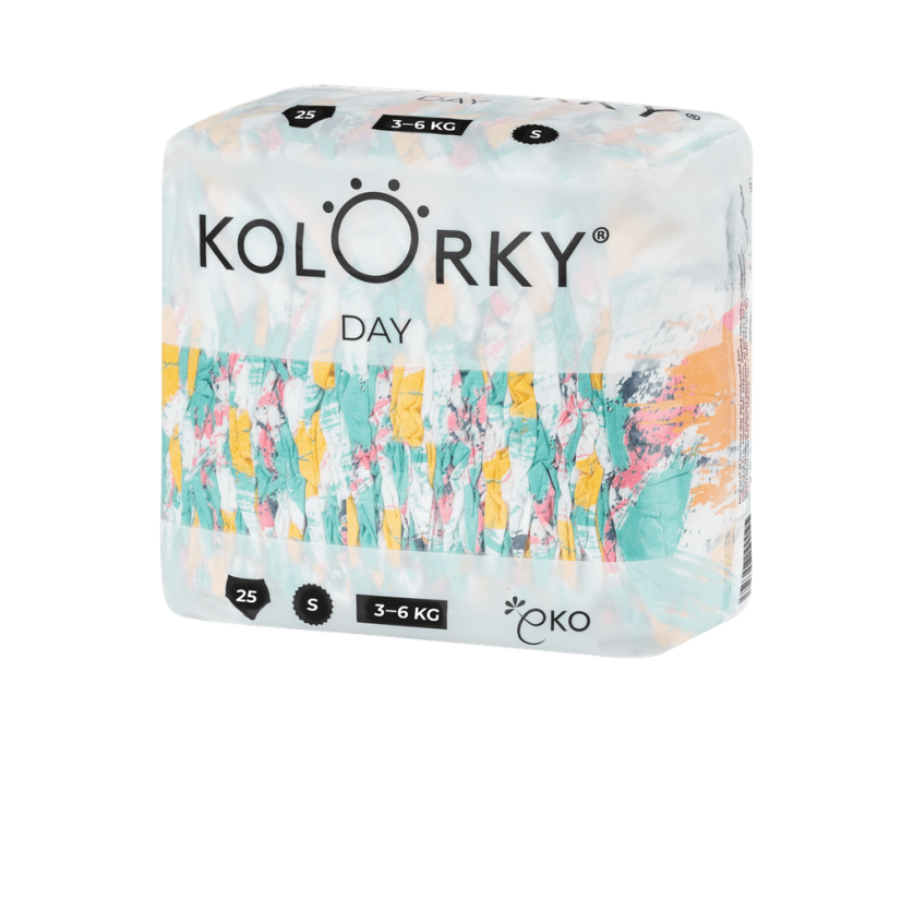 Kolorky Daily - velikost S, 25ks - Design: Barvy