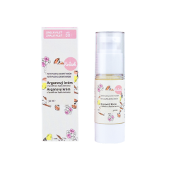 Kvítok Denní krém Arganový s kyselinou hyaluronovou 30+, 30ml