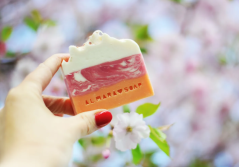Almara Soap Sakura Blossom - tuhé přírodní mýdlo