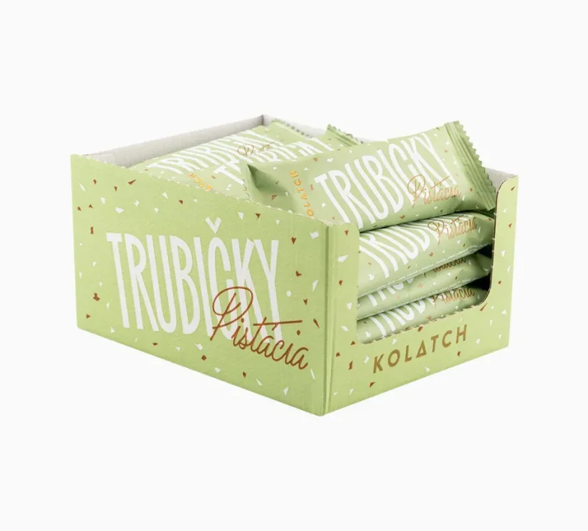 Kolatch Trubičky - Pistácie, 20ks